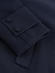 Navy Fur Collar Dolly Coat - Image 8 of 8