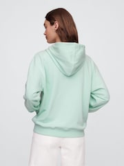 Verde - Sudadera holgada con capucha y logo de Gap - Imagen 2 de 5