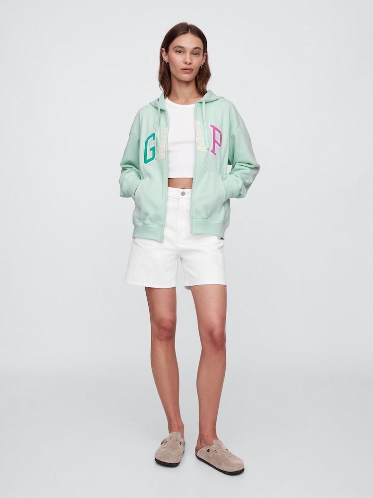Groen - Gap - Relaxte hoody met logo - Image 3 of 5