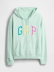 Verde - Sudadera holgada con capucha y logo de Gap - Imagen 4 de 5