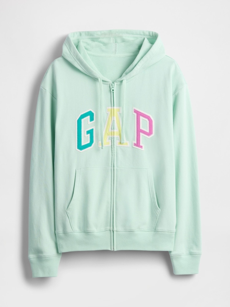 Groen - Gap - Relaxte hoody met logo - Image 4 of 5