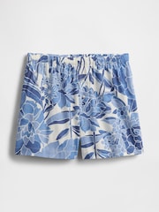 Floral azul - Pantalones de pijama de popelina de algodón de Gap - Imagen 3 de 4