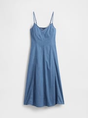 Gap Blue Denim Sleeveless Maxi Dress - Image 5 of 5