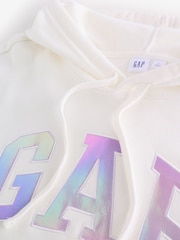 Bela - Gap kapucar sproščenega kroja z logotipom - Slika 9 iz 9
