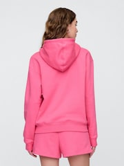Rosa - Sudadera holgada con capucha y logo de Gap - Imagen 2 de 5