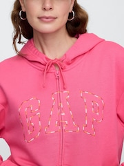 Rosa - Sudadera holgada con capucha y logo de Gap - Imagen 4 de 5