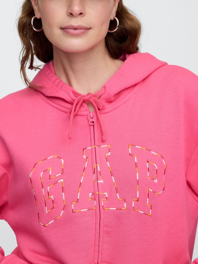 Roze - Gap - Relaxte hoody met logo - Image 4 of 5