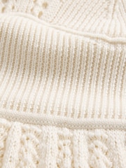 Gap Beige Crochet Sleeveless Mini Dress - Image 5 of 5