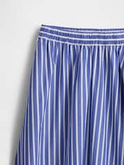 Gap Blue Stripe Poplin Maxi Skirt - Image 5 of 5