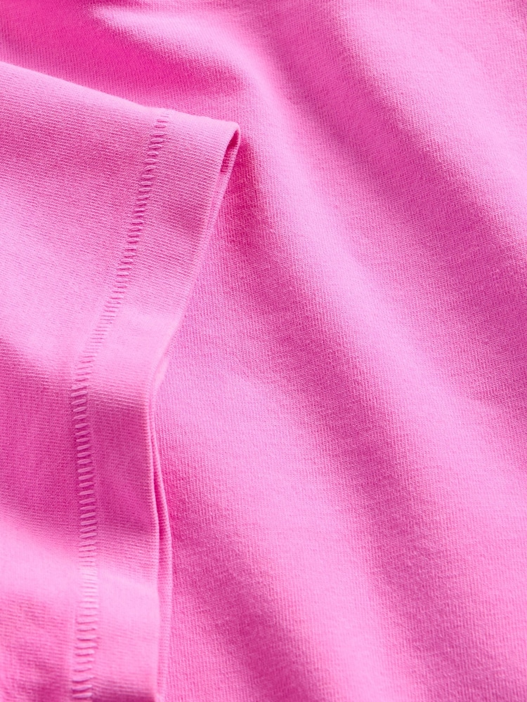 Rosa - Camiseta de manga corta de punto CloseKnit con cuello redondo de Gap - Imagen 5 de 5