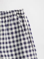 Blue Gingham - Gap Linen Blend Pyjama Bottoms - Image 4 of 4