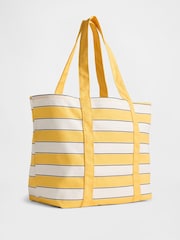 Gap Yellow & White Canvas Stripe Tote Bag - Image 2 of 4