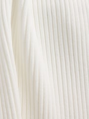 Gap White Cropped Rib Vest - Image 5 of 5