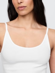 Gap White Modern Cropped Cami Top - Image 4 of 5