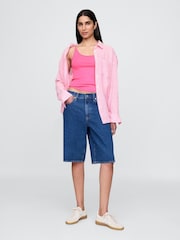 Rosa - Gap Modern Cropped Cami Top - Imagen 3 de 5