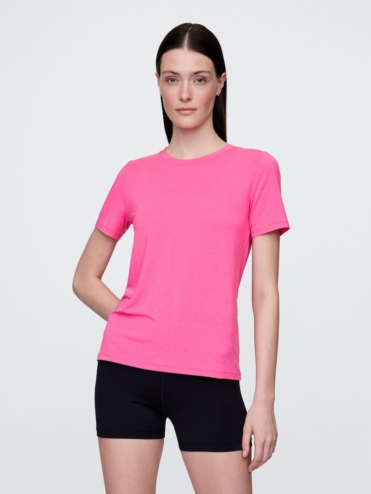 Gap Pink Breathe Short Sleeve T-Shirt - Image 1 of 4