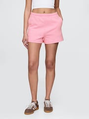 Gap Pink Heavyweight French Terry Classic Sweat Shorts - Image 1 of 4