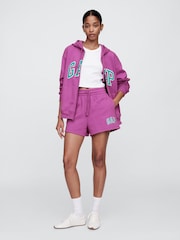 Morado - Pantalones cortos con logo sin cierres de Gap - Imagen 1 de 5