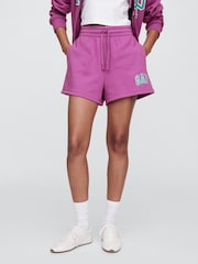Morado - Pantalones cortos con logo sin cierres de Gap - Imagen 3 de 5
