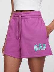 Morado - Pantalones cortos con logo sin cierres de Gap - Imagen 4 de 5
