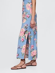 Gap Linen-Blend Midi Skirt - Image 2 of 2