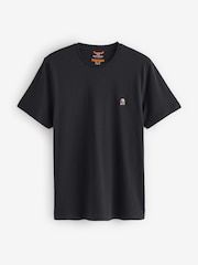 Parajumpers Patch Chest Logo Black T-Shirt - Image 1 of 5