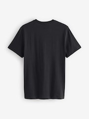Parajumpers Patch Chest Logo Black T-Shirt - Image 2 of 5