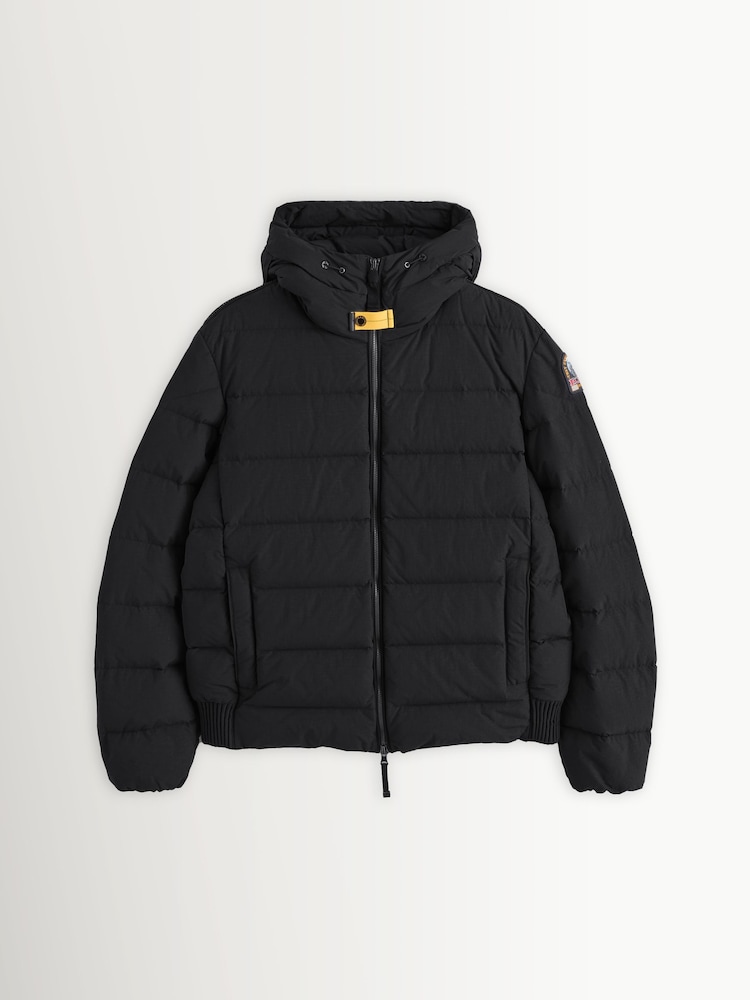 Parajumpers Cassian Hooded Down Black Jacket - Image 1 of 1 Parajumpers Cassian Hooded Down Black Jacket - Image 1 of 1