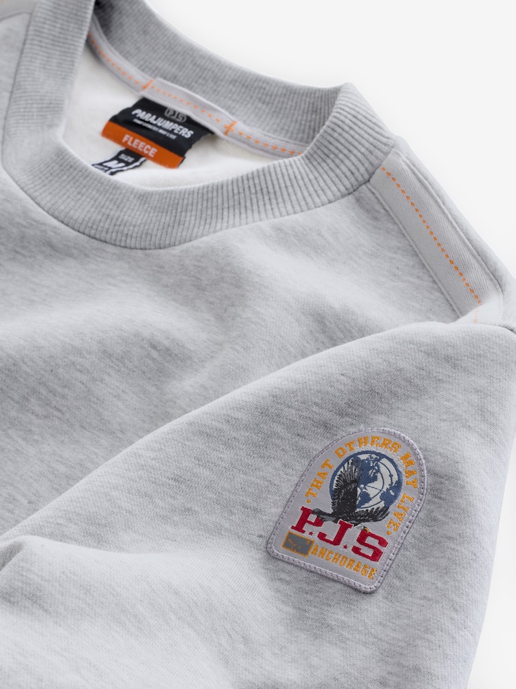 Parajumpers Blue Crew Neck Sweatshirt - Image 5 of 5
