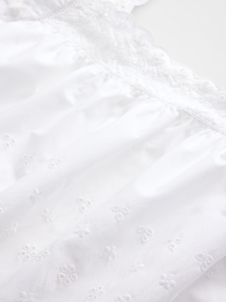 Blanco - Gap DÔEN Eyelet Sleeveless Top - Imagen 6 de 6