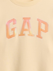 Gap Butter Yellow Relaxed Logo Sweatshirt - Image 5 of 5