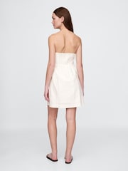 Gap White Linen-Blend A-Line Mini Dress - Image 2 of 5