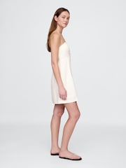 Gap White Linen-Blend A-Line Mini Dress - Image 3 of 5