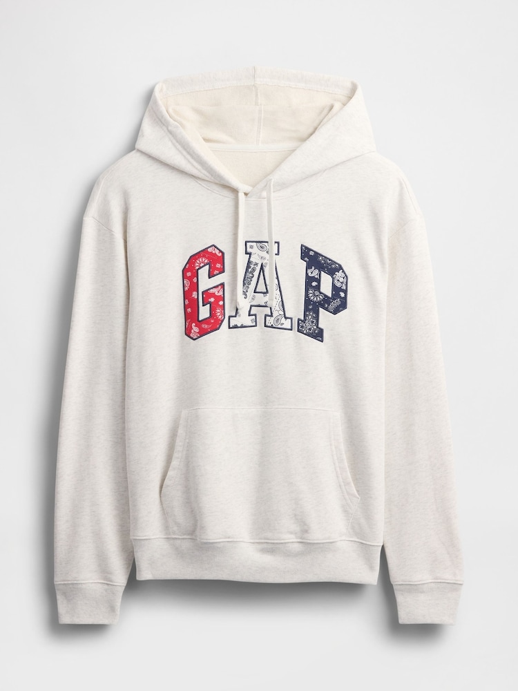 Grijs - Gap - Relaxte hoody met logo - Image 4 of 5