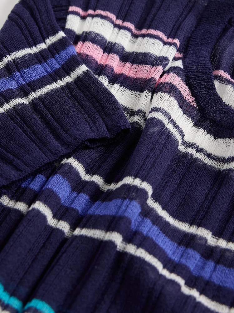 Negro multicolor - Camiseta transparente de canalé de Gap - Imagen 5 de 5