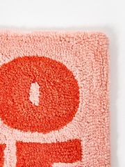 Oliver Bonas Pink Love Tufted Cushion Cover - Image 4 of 6