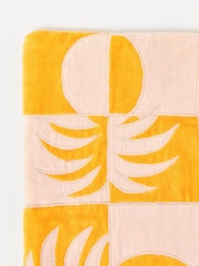 Oliver Bonas Pink Pineapple Yellow Cushion Cover - Image 5 of 5