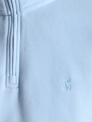 Modrá - Žebrovaná úpletová mikina s čtvrtinovým zipem Joules Alistair French - Obrázek 5 z 8