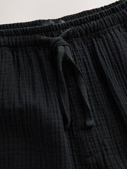 Negru - 100% Cotton Woven Cheesecloth Pyjama Bottoms - Image 3 of 7