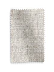 Tweedy Plain Light Natural Lilly Snuggle Seat Armchair - Image 9 of 9