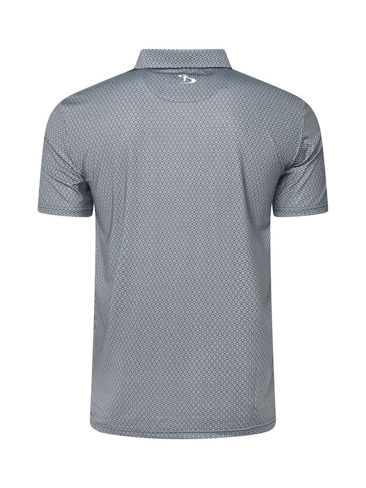 Stromberg Mens Darlington Golf Grey Polo Shirt - Image 2 of 4