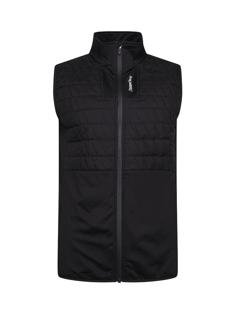 Stromberg Blue Mens Penrith Quilted Golf Gilet - Image 1 of 4