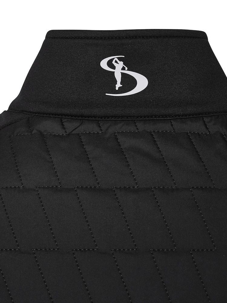 Stromberg Blue Mens Penrith Quilted Golf Gilet - Image 4 of 4