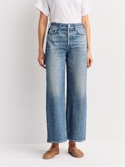 Rag & Bone Blue Miramar Terry Sofie Ankle Jeans - Image 2 of 6