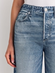 Rag & Bone Blue Miramar Terry Sofie Ankle Jeans - Image 5 of 6