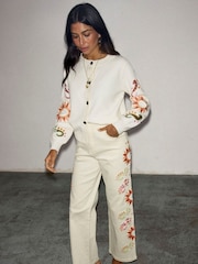 Never Fully Dressed Cream Enchanted Cardigan - Image 1 of 3