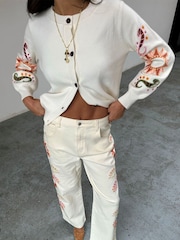 Never Fully Dressed Cream Enchanted Cardigan - Image 3 of 3