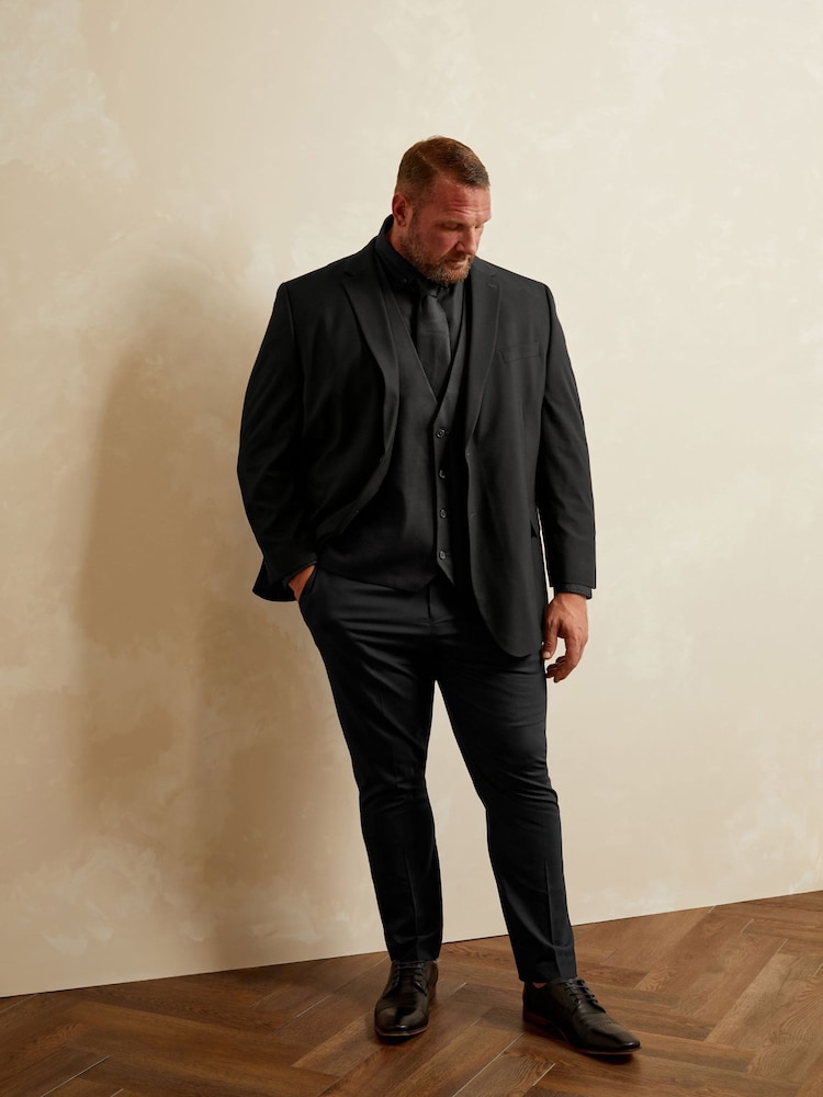 Pantalones de traje lisos de BadRhino Big & Tall - Imagen 2 de 4 Pantalones de traje lisos de BadRhino Big & Tall - Imagen 2 de 4