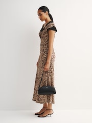 Vestido amari con estampado de leopardo Mila de Rixo - Imagen 2 de 5