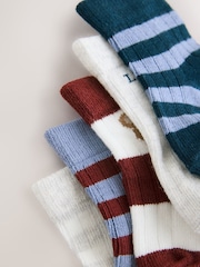 Navy Baby Socks 5 Pack (0mths-2yrs) - Image 2 of 3